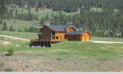 Premier log home located in picturesque Dayton, Wy at the foot of the Big Horn Mountains. Purchase the home and 70 acres for $995,000 or the home and 120 acres for $1,295,000. This fabulous home boasts over 5300 finished square feet which includes a large