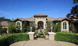 One of a kind! Beautiful Tuscan Villa with built-in pool/spa backing to wooded open space in gated Francisco Oaks. Quality built w/elaborate features including alder cabinets, limestone floors, granite counters, top chef kitchen with professional appl.,