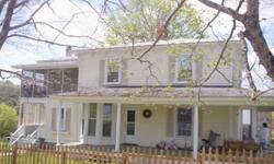 2000 sq ft, two story, Victorian design, several porches, grassy level yard fenced for kids or pets, replacement windows, city water. Greenville is a quiet little country town with easy access to Peterstown, Hinton and Lewisburg / White Sulphur. Priced at