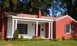 Cute as a button 1947 Bungalow style cottage. Full brick Refinished Hardwoods throughout with Vinyl in Kitchen. Upgraded lighting. Huge rocking chair front porch. HVAC installed 2010. Updated bath, Large windows to let Mr. sun in. Extra large 2 car