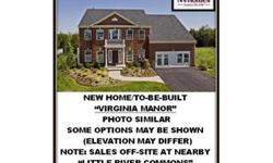 TO-BE-BUILT.GRAND OPENING! ONE OF NV HOMES NEWEST COMMUNITY IN LOUDOUN CO,VIRGINIA MANOR.A PRIVATE,WOODED SETTING W/EXTENSIVE GREEN SPACE, CONVENIENTLY LOCATED AT THE CORNER OF BRADDOCK & GUM SPRING ROADS IN EASTERN LOUDOUN CO & IS CLOSE TO EASY COMMUTER
