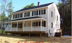 New colonial to be built on 2.01 acres. Open kitchen/dining and livingroom, family room and 1/2 bath with laundry on first floor, 3 beds up and full bath Efficient home on rural lot. Choose colors, kitchen, flooring and begin the construction. Choice of