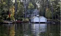 Lakeside is the old Camp Kehonka property and this property was once camp directors site, chosen as the prime spot on the shoreline. The property currently houses a two bay boat house and carriage house. This is the perfect spot to build your lake house!