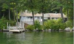 Beautiful Chestnut Cove home with 150 feet of perfect lake frontage. Rare level lot on the water. Additional 1.33 acre lot across the road for privacy. 24x24 attached garage. Newer composite deck on water's edge. 30 foot dock. Private association beach