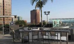 Beautiful and stunning views of the Downtown LA skyline from this 26th Floor condo in a full-service condominium tower. Amenities include pool deck on the 17th floor with saunas, 2 outdoor kitchens, cabanas; building also has a business/conference center,