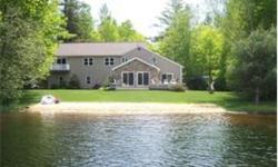 This spectacular year round home on Squam Lake River has 95 ft of private plush sandy beach. Within minutes Squam River leads you to Little and Big Squam Lake. 4 bedrooms, 2 full baths, jacuzzi tub, and wrap around deck that overlooks the water. Spacious
