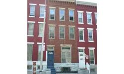 4 Level Interior Townhouse/Row House built in the 1880's. Great Potential. Needs work. Sold AS IS. Thanks for showing.
Bedrooms: 4
Full Bathrooms: 1
Half Bathrooms: 0
Lot Size: 0 acres
Type: Condo/Townhouse/Co-Op
County: Baltimore City
Year Built: 1880