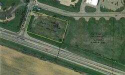 1.245 ACRES - COMMERCIAL VACANT GROUND ADJACENT TO THE WAL-MART PLAZA Thursday, April 16, 2015 @ 5 PM Amberwood Parkway, Ashland, OH 44805 (Corner of East Main and Amberwood--Adjacent to Wal-Mart Plaza)Great commercial corner lot, highly visible, located