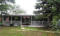 Cozy rancher retreat w/spacious front porch-imagine those cool evenings to unwind swinging on the porch. Many items remodeled such as hot water heater, floors, master bath, slider to rear deck - come & enjoy - owner has done much of the work for you!