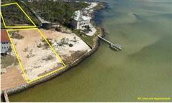 Gorgeous Bay Front lot with 105 +/- ft of waterfrontage overlooking Choctawhatchee Bay. Located in the secluded 7 lot gated community of Black Pointe. Lot already has seawall in place. Just directly North across the bay from the Destin East Pass, Crab