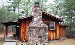Wonderful cabin on 27 acres bound by the National forest on 3 sides with Hawes Run crossing the front of the property. Cabin has a stone fireplace with plumbed half bath and kitchen sink, however no full bath or water connected. Cabin is wired with power