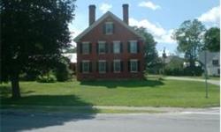 In Chester, Vermont stands this stately antique brick Federal ready for a new owner to enjoy. There are many gracious features including several fireplaces, wide-board floors, high ceilings, modern kitchen, 4 large bedrooms, 4 baths, plus a caretaker's