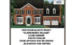 (LOT-16)READY DEC'11. THE CHEVY CHASE (ALTERNATE). 5 BEDROOMS, 4.5 BATHS. BEAUTIFUL LOT, SURROUNDED BY TREES. BASEMENT FULL OF WINDOWS. MUST SEE! DON'T MISS OUT. CLARKSBURG VILLAGE IS A ONE-OF-A-KIND COMMUNITY OF CLASSIC HOMES LOCATED IN CLARKSBURG,