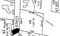 COMMERCIAL LOT WITH ROUTE 302 FRONTAGE. Lot cleared and graded, ready for your building. Site plan for 2500 square foot commercial building available. Owner will build to suit with long term lease.
Bedrooms: 0
Full Bathrooms: 0
Half Bathrooms: 0
Lot Size: