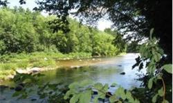 Saco River frontage of 130 feet along the shore, sandy soils, existing septic system for three Bedrooms installed but never used-see septic plan Approval#181795. Saco River is great for canoe,kayak and rafting. Launch off your own land. Nice views, level