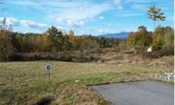 Terrific view lot towards Mt. Chocorua and other mountains. This larger lot in this subdivision has been cleared for your building plans. There are underground utilities and paved roads in this newer subdivision. Seller is a builder and can provide you