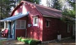 Charming year round existing camp with electricity on 3.8 acres. Full width enclosed sleeping porch. New septic system in place. Dug well piped to house. Interior plumbing needs to be completed. Nearby hiking trails, skiing and many other recreational