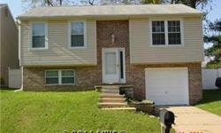 BI-LEVEL HOME IN QUIET SUBDIVISION HVAC 4+ YEARS OLD. ALONG WITH ROOF 7 YRS, WINDOWS 4+ YRS, BGE SPRAYED INSULATION, BERBER CARPET 1 YR,, SUDDEN MOVE BY RESIDENT LEAVES THE HOUSE NEEDING SOME PAINT. ONE CAR GARAGE, SUMP PUMP, FLUSH IN BSMT, NEW SIDING,