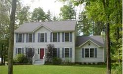 Fantastic Value! Beautiful Colonial nestled in a small Sudivision on 1.46 Wooded Acres. Hardwood Floors in Foyer leads to a Dream, Custom, gourmet Kitchen with Maple Cabinets,Granite Island with Built In Glass at the end. Also, Stainless Appliances &