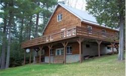 #1482-Water Front Property - Trout Fishing, Snowmachine, Boating and outdoor sports right from your back yard. Log Home with wrap around deck overlooking the water. Spacious interior with pine floors, bright living room area with wood stove hook up,