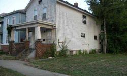 Investment property in a good neighborhood, a few blocks from East side of Fort Wayne. Structurally sound. 3 floors plus full house attic. Needs porch fixed and outside painting of house. ""BEST OFFER"" "As is" "Cash Only" ----LOOKING FOR QUICK SALE Call