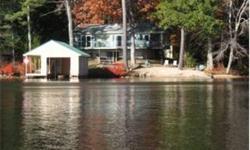 Moultonborough NH. Recently renovated year round home with privacy on 1.4 acres. With 140 feet of Lake Winnipesaukee waterfront featuring a large sandy beach. The landscape has a new 1 bay boathouse and dock. Great area for swimming and kayaking. The