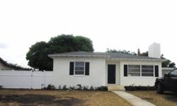 Nicely remodeled bungalo style home with wooden floors throughout, recently updated kitchen with ss applicances and granite countertops, enclosed florida room, attached one car garage, washer-dryer, new pavered patio with spacious fenced / enclosed yard,