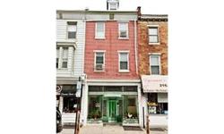 Prime Main St. Manayunk Location. Bring your offers and imagination as Property could easily be renovated into 4 or 5 apartments plus Store front. First floor Store Front features original Tin Ceiling, hardwood floors, storage loft, half bath and front