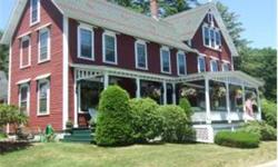 Elegance and Victorian charm can be seen throughout this pristine waterfront home."Ferry Point House" Located on the beautiful shores of Lake Winnisquam, in the heart of the Lakes Region. Spacious home currently being used as a Bed & Breakfast, offers 13