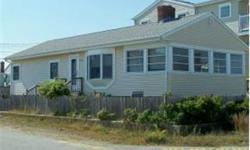 Corner lot on Atantic Avenue & Chelmsford Street just opposite the public boardwalk to the sandy beach and Atlantic Ocean. Waterview possible building height increased. Ranch style three bedroom home with a 3/4 bath, sunroom, large open concept red brick