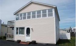 Mint condition two-family on quiet side street with right of way to the ocean at top of street. Two, garden-style five room, three bedroom, one bath units with sunrooms, large side decks and common utility room with coin-op washer/dryer. Separate