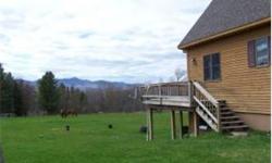 Lovely 5 bdrm. 3 bath country home built privately off Loop Road up on a hillside with beautiful views of Jay Peak. 4 stall horse barn a short distance from house w/water & electric. Great place for children and animals. Mother-in-law apartment is in the