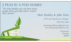 We buy homes of any kind, fast, and with no hassles. Want it gone? Call us NOW at 770-575-4254 or check out our website on www.2peasinapodhomes.com