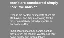 Why do some homes sell faster than others? I can inform you why this happens and many other facts and figures. If you are thinking of selling your home in Pass-A-Grille call Bill Yarnall Realty first. 727-209-7994 or checkout my website at http
