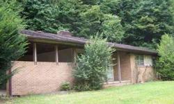 Conveniently located close to town of Spruce Pine, Schools, Church, Shopping, etc. Home consists of large living room, family-dining area with brick fireplace, kitchen, two bedrooms and bath. Attached carport and storage area. City water-do not have