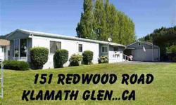 This property has so much to offer! The house has 2 beds, one bathrooms & the kitchen is centrally located in between the bedrooms & the living room. Dee Kinney/BROKER is showing 151 Redwood Rd in KLAMATH, CA which has 3 bedrooms / 1.5 bathroom and is