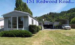 Wow this home is a great entertaining platform. Enjoy this rural lifestyle in this 2 beds one bathrooms home that has an added guest or mother-in-law quarters complete with woodstove & its own bath & laundry. Dee Kinney/BROKER is showing 151 Redwood Rd in