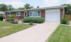 Full brick 3-bedroom ranch with 2-baths & fenced rear yard for pets or tots!Listing originally posted at http