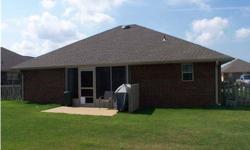 Check out this full brick open floor plan located in Athens City. This home has many upgrades including cabinets in laundry room, ceiling fans in all bedrooms,insulated garage, screened in porch, detached building with picket fenced backyard. Trey