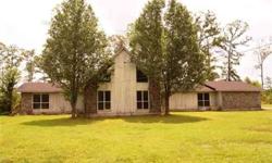 Looking for elbow room? No close neighbors on this 5 acres! Imagine everyone having their own space in this 2688 sq. ft. home. This affordable bank repo needs your TLC to become the home of your dreams. Stone Accents grace the outside and move indoors to