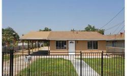 ***STANDARD SALE!***Absolutely stunning remodeled home on a quiet street in San Bernardino with fresh paint inside and out. Brand new carpet and tile, large kitchen with new cabinets, granite counters and new stove. New texture on all interior walls,