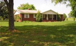 3.35 acres! Really neat, older all brick ranch has room for pastures, mature trees in the yard and beautiful views of rolling pastures.
Country Home Real Estate is showing 4715 Rocky River Rd in Monroe, NC which has 2 bedrooms / 2 bathroom and is