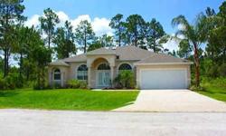 BIG, BEAUTIFUL 4 bedroom, 2 bath home located on quiet cul-de-sac street in Seminole Woods loaded with upgrades!! Alisha model by Affordable Homes this house includes a newly landscaped yard, tile floors & baths, skylights, tray ceilings, 6 solid concrete
