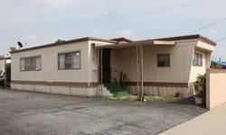 1965 Fleetwood mobile home, 54 ft long by 10 ft wide plus 8x32 ft add on. 3 bedroom, 1 1/2 bath. Carpet through-out home, tile in kitchen and bathrooms, new gas heater, evaporative cooler. Price negotiable. Must complete credit application for management