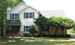 Here's a wonderful choice for the buyer looking for a country retreat that's private and off the beaten path yet within a half hour commute of many triad employers. The house was built in 1997 and has been well maintained. It features distinctive touches