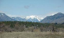 Commanding 360-degree view from one-of-a-kind level property located on unusual private bench, raised above valley floor, featuring heart-stirring outlooks, staring down the Mazama Corridor and taking in powerful views of the Pasayten Wilderness, Isabella