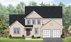 To-be-built browning ii (2x6 construction) plan features 2,784 square feet,four beds, formal living space, dining area, family room, kitchen with eating area, 2.5 baths, & garage for 2 cars.