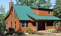 Whether you are searching for the perfect place to retire or a weekend retreat for the family, you need to visit this beautiful log cabin nestled on 3.5 private wooded acres on top of beautiful Fredonia mountain. Located in a gated community eight miles