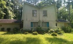 Great opportunity for contractor or handyman or other investor! Five bedroom, 2 bathroom home must be sold quickly! Located off of Camp Creek Parkway, it is literally down the block from million dollar homes. Will need COMPLETE Rehab (about $25-30k in