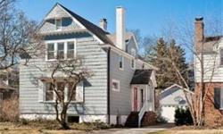 Move right in to this charming 19th century farmhouse in a great location to town & train. Welcoming foyer w/FP & gracious wraparound staircase. Sun-filled LR & DR w/HWF's, crown molding & original baseboards. Spacious BR's with HWF's. Relax in the